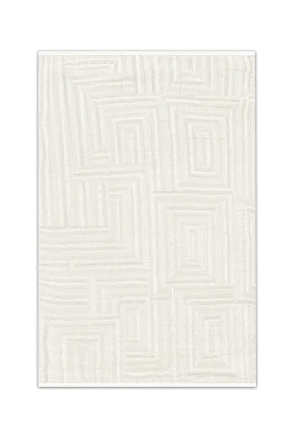 Arbel Krem Modern Salon ve Oturma Odası Halısı - EI02D