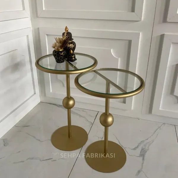 Art Yan Sehpa - Gold 2li