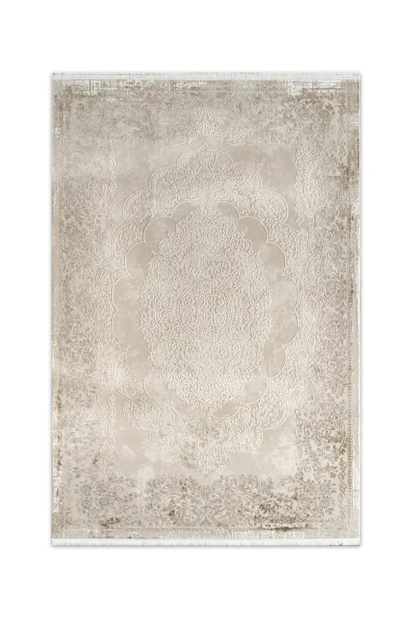 Çınar Kahverengi Gri Modern Salon ve Oturma Odası Halısı - CY01A