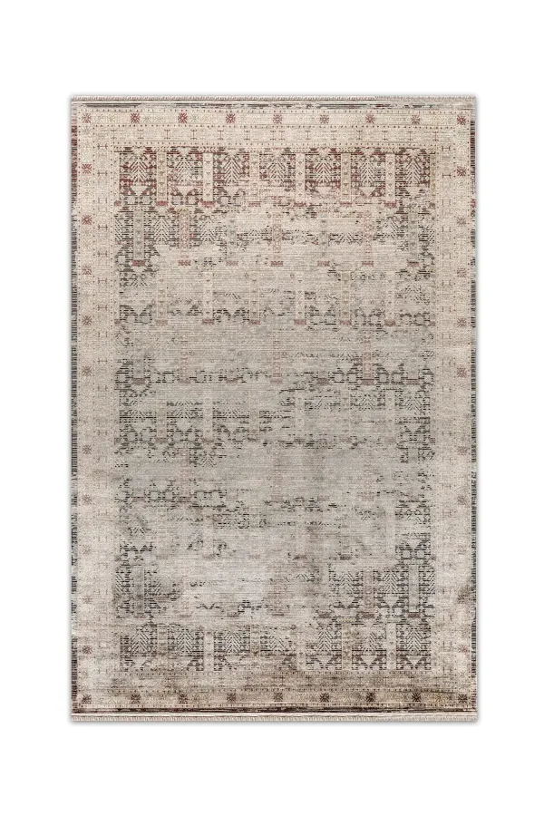 Degrade Gri Vintage Salon ve Oturma Odası Halısı - DG03A