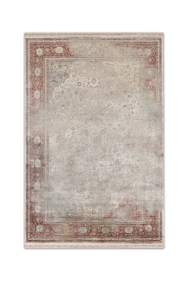 Degrade Kahverengi Vintage Salon ve Oturma Odası Halısı - DG05A