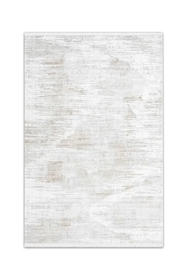 Hermes Krem Beyaz Modern Salon ve Oturma Odası Halısı - HU05A