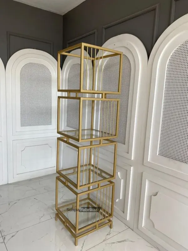 Küp Vitrin/gold