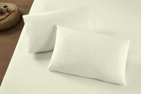 Pamuklu Fitted Çarşaf Takımı - Krem