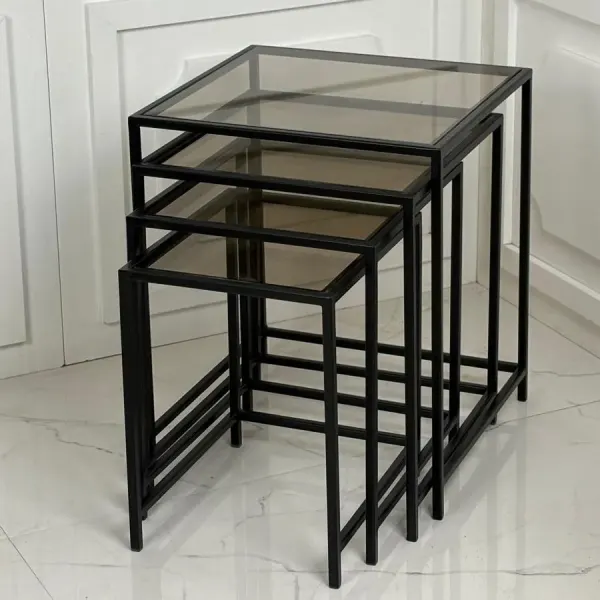Trio Zigon Siyah 4lü