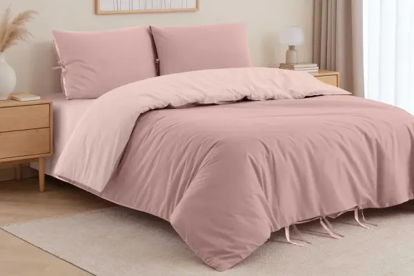 Ventra Soft Nevresim Takımı - Pudra