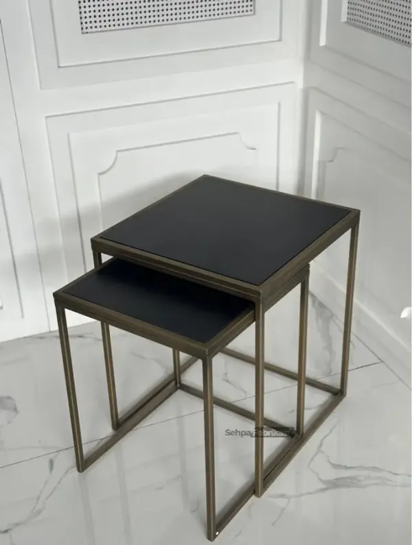 Zigon Sehpa/siyah Mdf